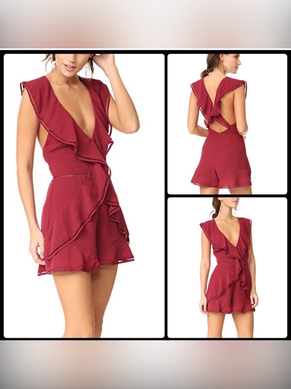 NEW Keepsake Lovers Holiday Romper size M